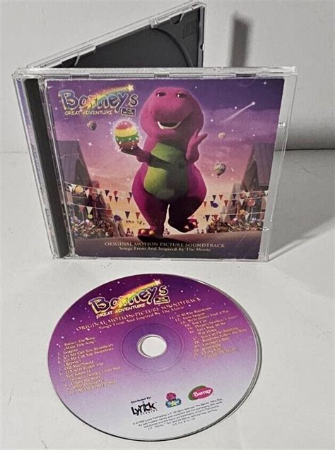 CD Barney\'s Great Adventure The Movie Original Soundtrack 1998 Kids ...