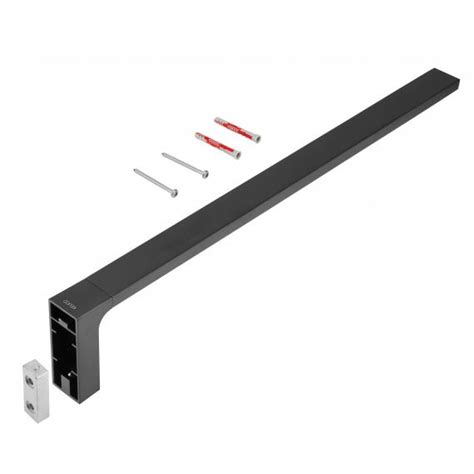 Keuco Edition Towel Bar Fixed Brushed Black Chrome