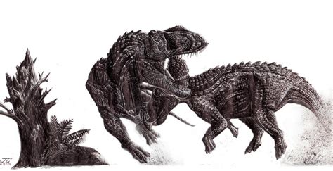 T. rex VS Triceratops by greeni-studio on DeviantArt