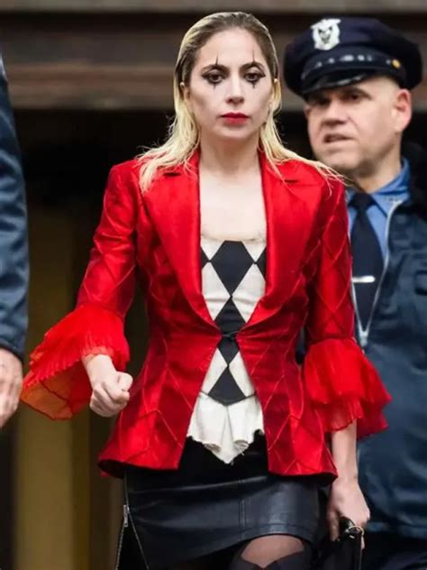 Joker 2 Harley Quinn Red Blazer - Where Fashion Dreams Come True