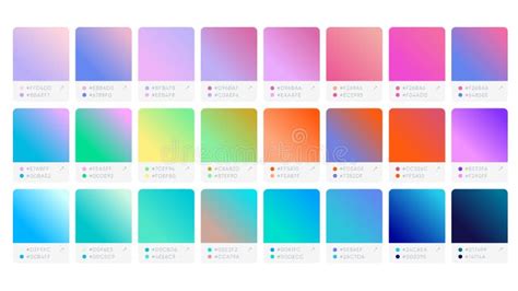 Catalogue De La Palette De Couleurs échantillons Rose En Rgb Hex