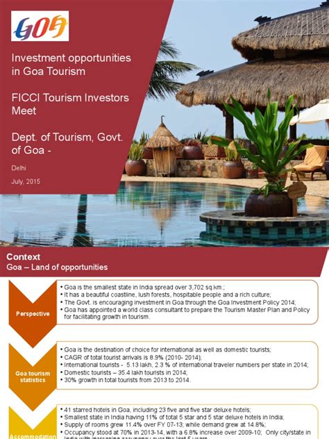 GOA Tourism | PDF | Tourism | Service Industries