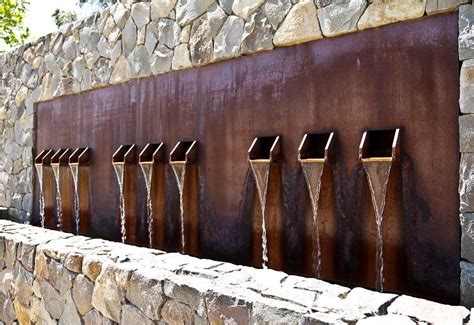 Amazing Outdoor Wall Fountains Water Wall Fountain Water Feature Wall