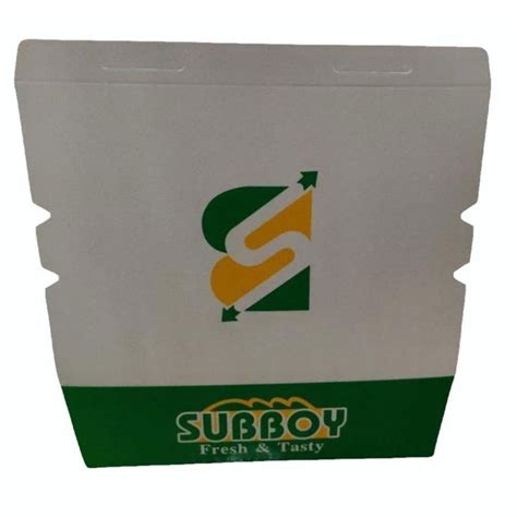 Kraft Paper Printed Burger Packaging Box At Rs 5 50 Piece In New Delhi Id 2850840049512