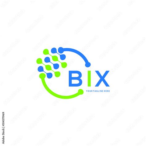 BIX Logo Design Initial Creative Letter Logo BIX Unique Letter Logo