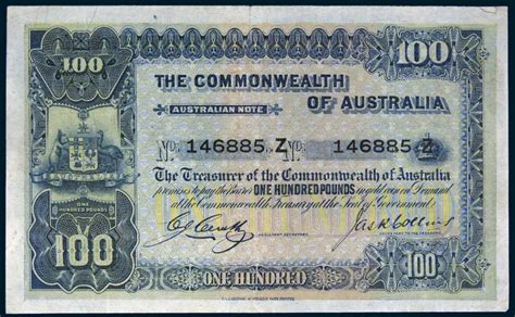 Australian 100 Pound note 1924|World Banknotes & Coins Pictures | Old ...