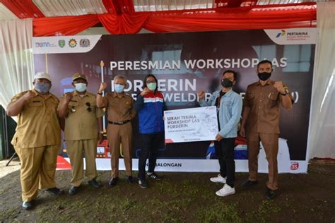 Pertamina Ru Vi Balongan Komitmen Tingkatkan Skill Pemuda Indramayu