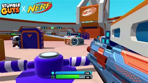 New Map Nerf X Stumble Guys Latest Trailer Blaster Base