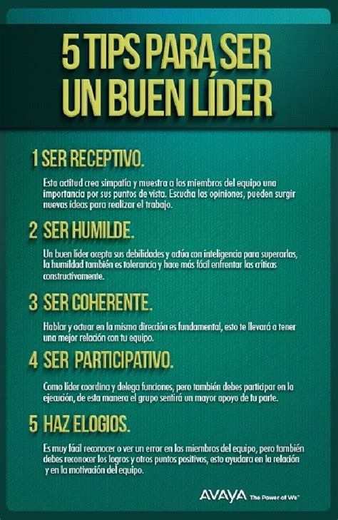 Tips Para Ser Un Buen Líder Tipos De Liderazgo Liderazgo Coaching