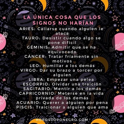 Horoscopo Negro On Instagram Por Ah No