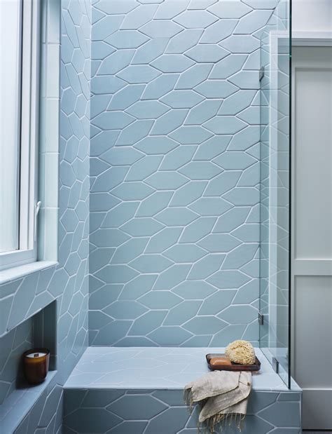 Sea Glass Picket Shower Tile Fireclay Tile