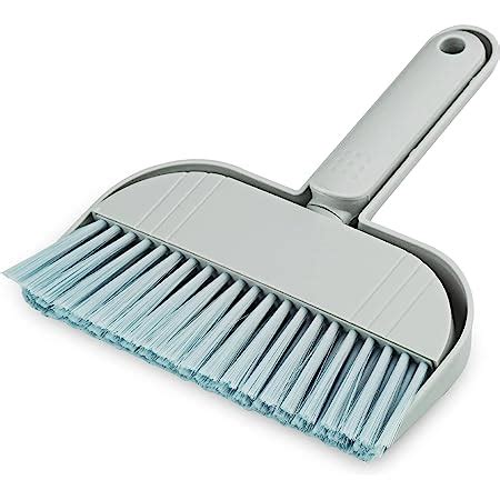 MR SIGA Brosse en TPR Poils et Raclette avec Ensemble Pelle à Poussière