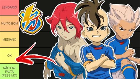 TIER LIST INAZUMA JAPÃO Inazuma Eleven Super Onze YouTube