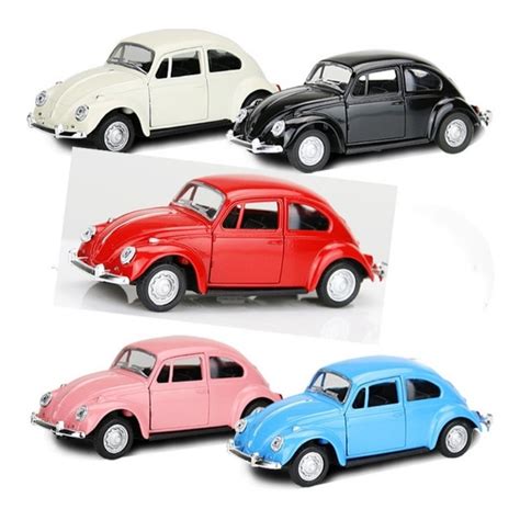 Carrinho De Ferro Fusca Cl Ssico Miniatura Cole O Shopee Brasil