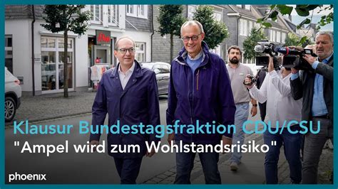 Cdu Csu Klausur Merz Und Dobrindt Zum Treffen Des Gesch Ftsf Hrenden