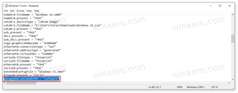 Add TPM to a VMWare Player virtual machine for Windows 11 