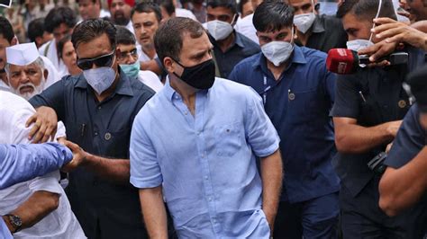 Rahul Gandhi Ed Appearance Live News Former Congress Chief To Be