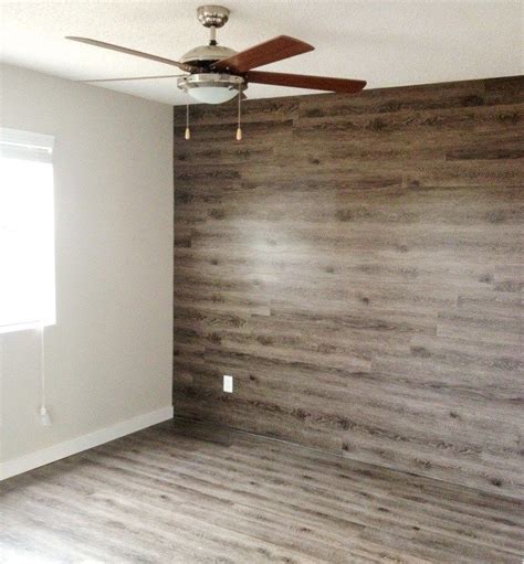 wood plank accent wall | Accent walls in living room, Wallpaper living ...