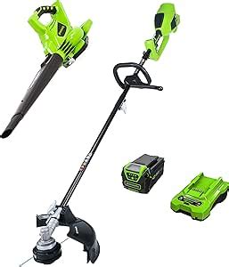 Amazon Greenworks DigiPro G MAX 40V Cordless String Trimmer And