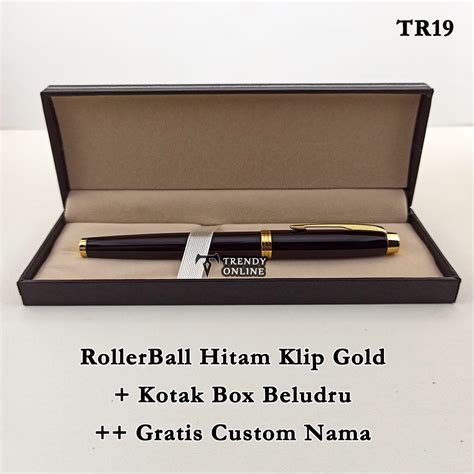 Jual Pulpen Elegan Roller Ball TR19 FREE Cetak Nama Ball Point