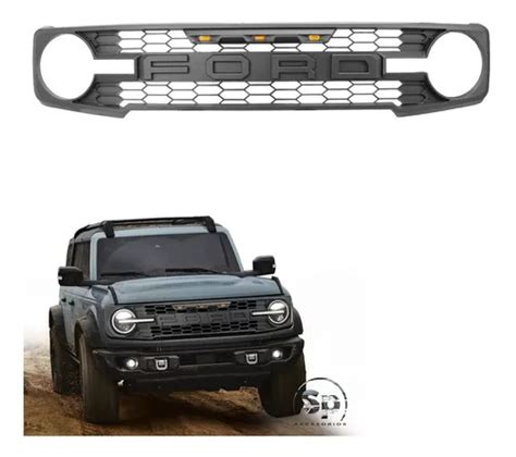 Parrilla Ford Bronco Tipo Raptor Led Ambar Estilo En Venta En