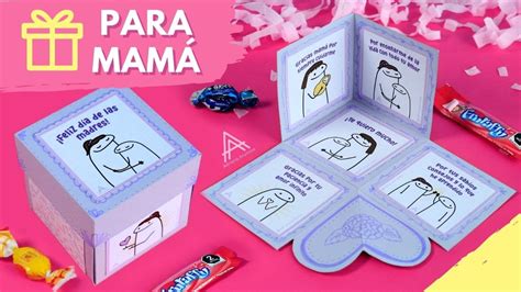 Caja Sorpresa Explosiva Para Mam Regalo Con Frases De Flork Para D A