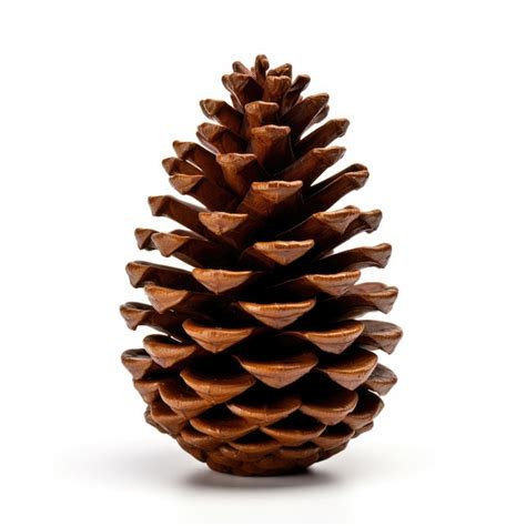 Premium Photo Virginia Pine Cone Isolated On White Background