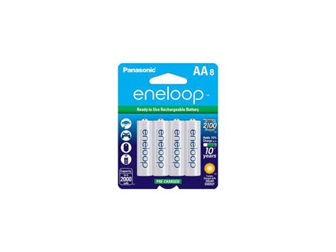 Panasonic Eneloop Aa 2000mah 2100 Cycle Ni Mh Pre Charged Rechargeable