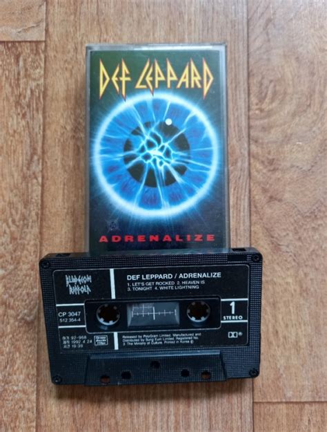 Def Leppard Adrenalize Cassette Photo Metal Kingdom