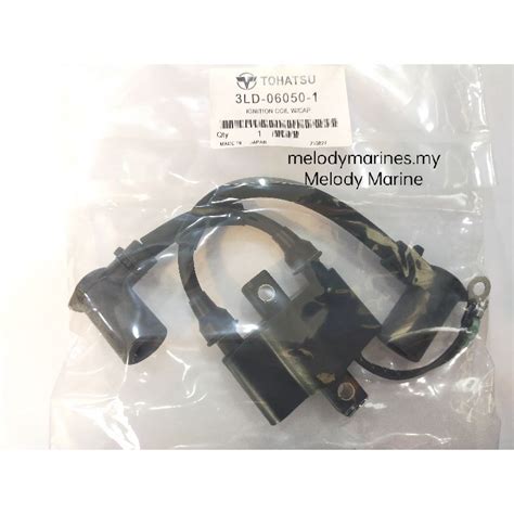 Tohatsu Mercury Japan Ignition Coil W Cap 15hp 18hp 3ld 06050 1 Shopee Malaysia