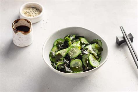 Japanese Cucumber & Seaweed Salad | Fused by Fiona Uyema