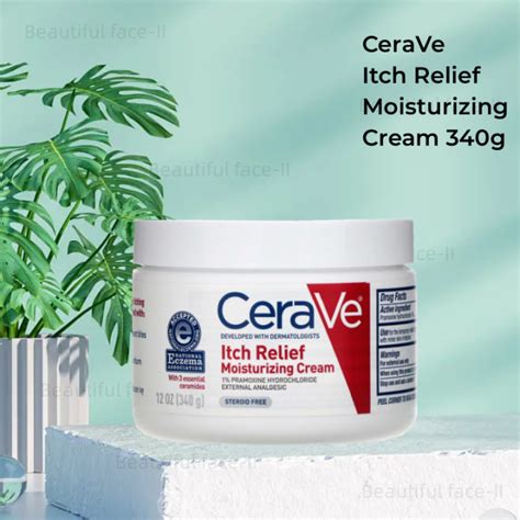 Cerave Itch Relief Moisturizing Cream 340g Lazada