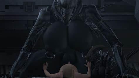 Rule 34 1boy 2girls 3d Aggressive Alien Alien Franchise Alien Girl