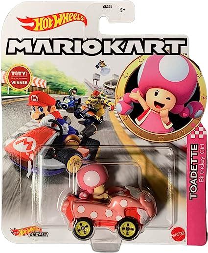 Hot Wheels Diecast Toadette Model Birthday Girl Version By Super Mario Kart Scale 164 Length