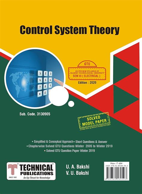 Control System Theory For GTU 18 Course III EE 3130905 2020