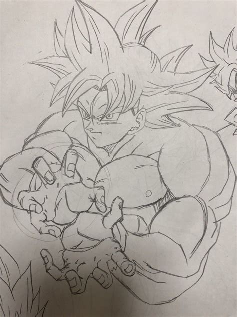 Dessin Son Gokū Migatte no Gokui Kansei シャム goku wear Twitter