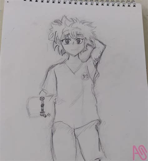 Killua Drawing Mkhan Illustrations Art Street