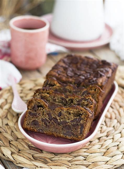 Plum Cake de Plátano y Chocolate Vegano y Saludable Chocolate vegano