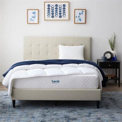 Lucid Comfort Collection In Full Gel Memory Foam Mattress Medium