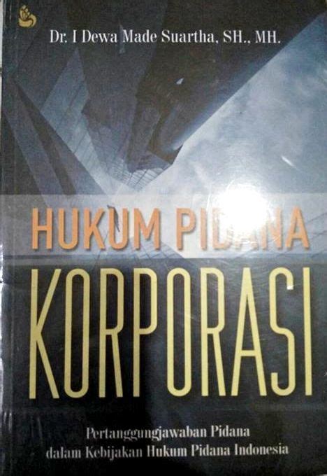 Toko Buku Sang Media Hukum Pidana Korporasi