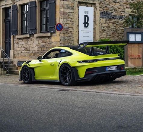 Neon Yellow GT3 RS Porsche Gt3 Gt3rs Cayman 911gt3 Turbo