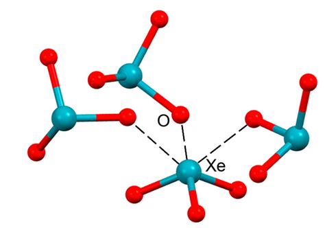 Ball And Stick Representation Of The X Ray Structure Of Xeo3 Retrieved Download Scientific