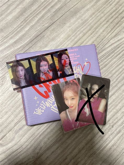 Itzy Crazy In Love Special Edition Jewel Case Hobbies Toys