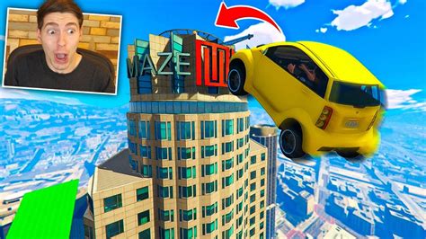 GTA V Online ATRAVESSEI O MAZE BANK Um CARRO PULO INSANO YouTube