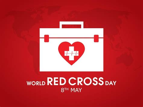 Premium Vector | World red cross day is the world red cross day.