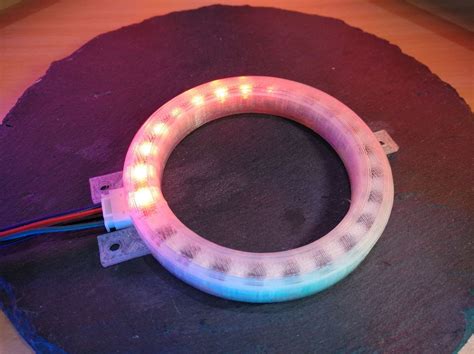 Neopixel Ring Enclosure by suromark | Download free STL model | Printables.com