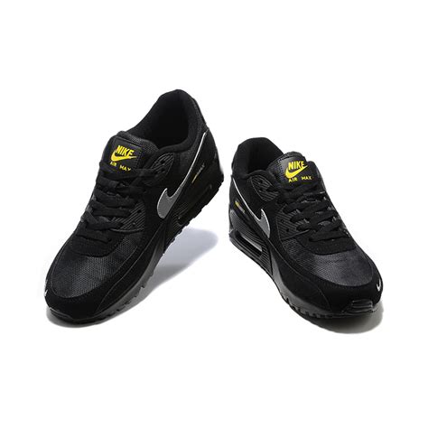 Air Max 90 Black Yellow Strike Metallic Cool Grey