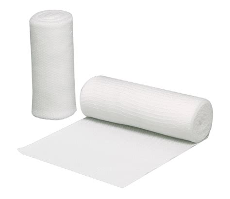 White Short Stretch Compression Max Rolled Bandage Size 4 Meter 6