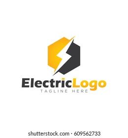 Electric Logo Design Template Stock Vector (Royalty Free) 609562733 | Shutterstock