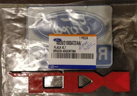 Placa Emblema Insignia Ranger Xlt Legitimo Ford En Venta En Capital